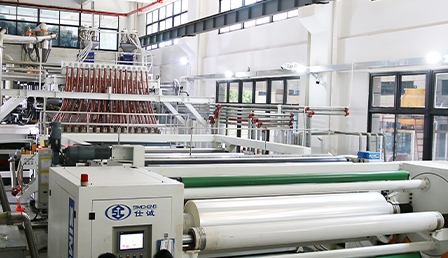 One 3.4m CPE line from Simcheng, China